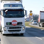 Protest transportowców w Radomiu