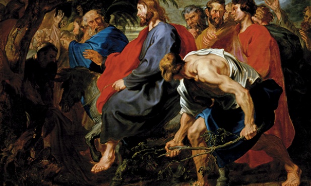 Anton van Dyck „Wjazd Chrystusa do Jerozolimy” olej na płótnie, ok. 1617 Muzeum Sztuki, Indianapolis