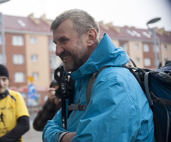 Marek Kamiński w drodze do Santiago de Compostela