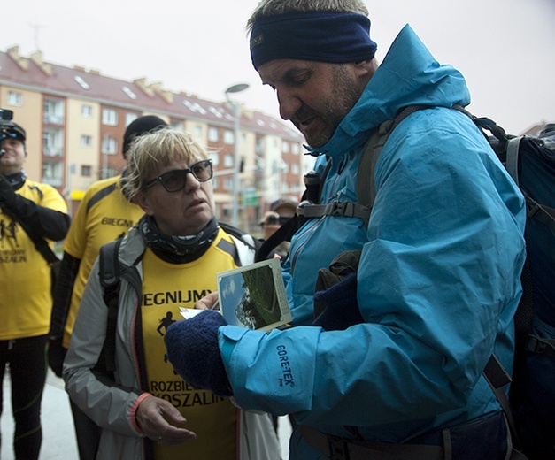 Marek Kamiński w drodze do Santiago de Compostela