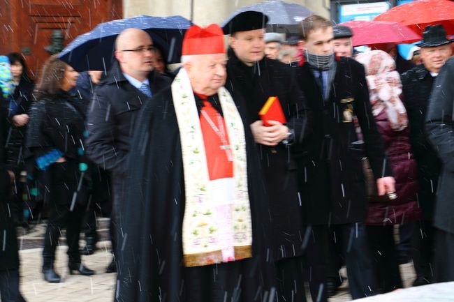 Święcenie pokarmów wielkanocnych. Kraków - 2015