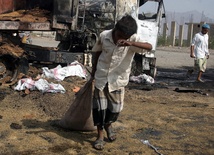 Masakra w Jemenie. Giną rebelianci, giną cywile