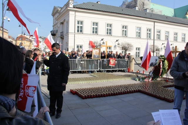 Piąta rocznica katastrofy smoleńskiej na Krakowskim Przedmieściu