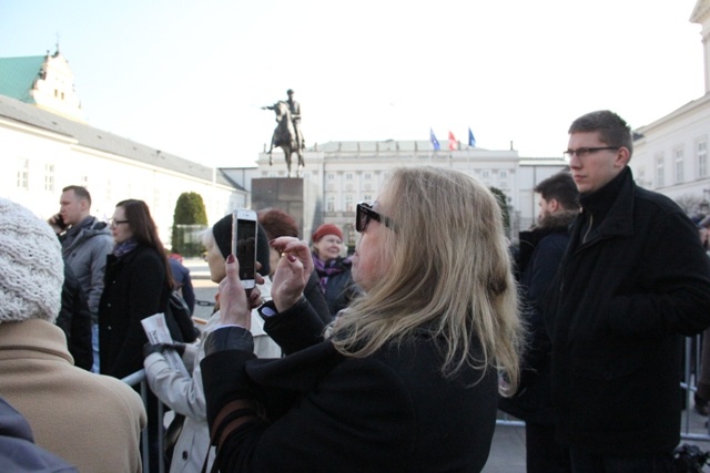 Piąta rocznica katastrofy smoleńskiej na Krakowskim Przedmieściu