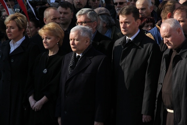 Piąta rocznica katastrofy smoleńskiej na Krakowskim Przedmieściu