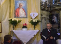 Relikwie św. Jana Pawła II w Pustelni 