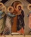 Duccio, Chrystus i niewierny Tomasz