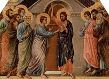 Duccio, Chrystus i niewierny Tomasz