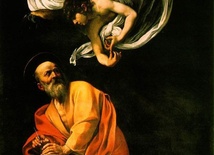 Caravaggio, Św. Mateusz i anioł