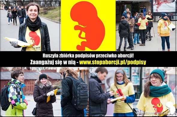 Powiedz STOP aborcji! Podpisz projekt ustawy!