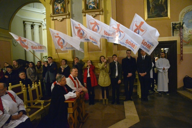 Symbole ŚDM w Przysusze, Kozienicach, Jedlińsku i Zwoleniu