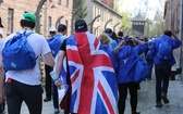 Młodzi uczestnicy Marszu Żywych w Auschwitz I