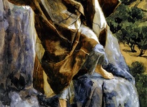 James (Jacques) Tissot „Dobry Pasterz” gwasz na papierze, 1886–1894 Brooklyn Museum, Nowy Jork