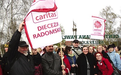 Do Łagiewnik przyjechali pracownicy i wolontariusze Caritas  z całej Polski