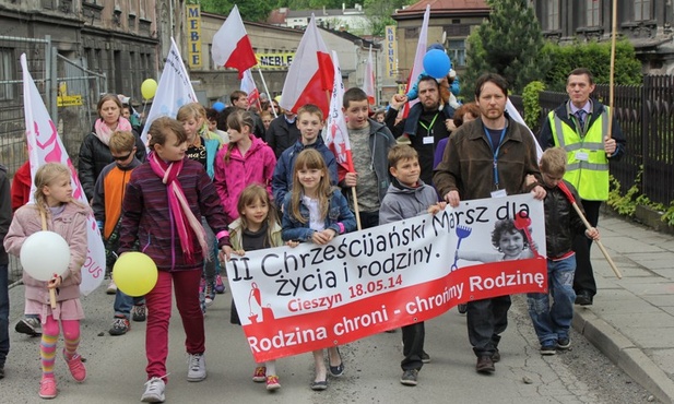 A tak maszerowali cieszyniacy w maju zeszłego roku