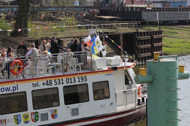 Inauguracja sezonu turystycznej żeglugi śródlądowej na Odrze w Nowej Soli.