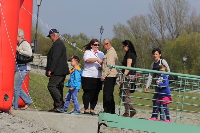 Inauguracja sezonu turystycznej żeglugi śródlądowej na Odrze w Nowej Soli.