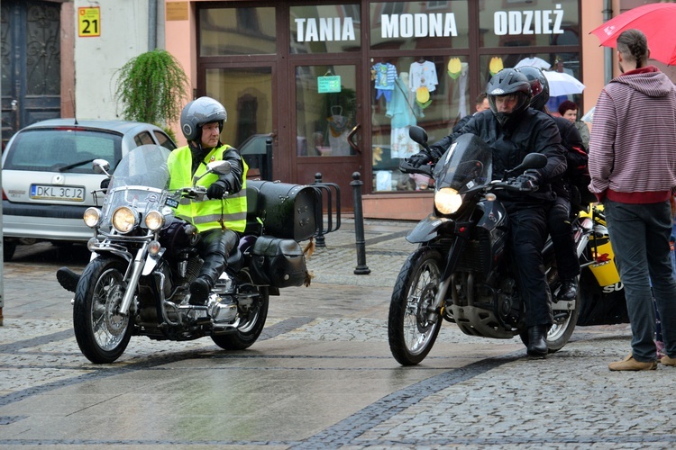 Motocykliści w Nowej Rudzie