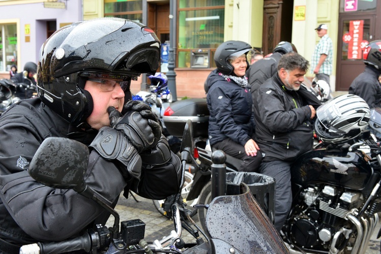 Motocykliści w Nowej Rudzie