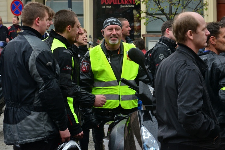 Motocykliści w Nowej Rudzie