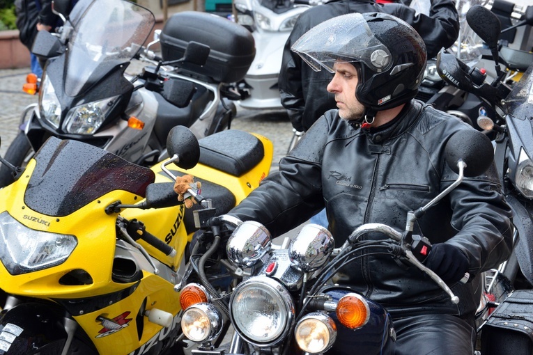 Motocykliści w Nowej Rudzie