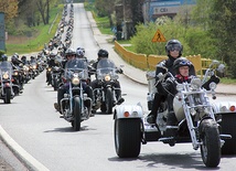  W tegorocznej pielgrzymce wzięło udział kilkuset motocyklistów