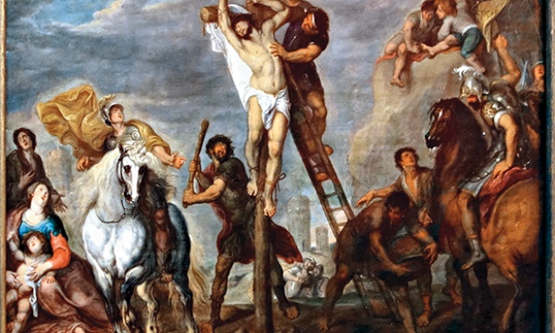 Simon de Vos „Męczeństwo św. Filipa”  olej na płótnie, 1645–1648 Pałac Sztuk Pięknych, Lille