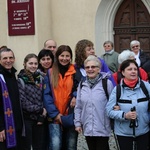 Pielgrzymi z Cieszyna w drodze do Łagiewnik