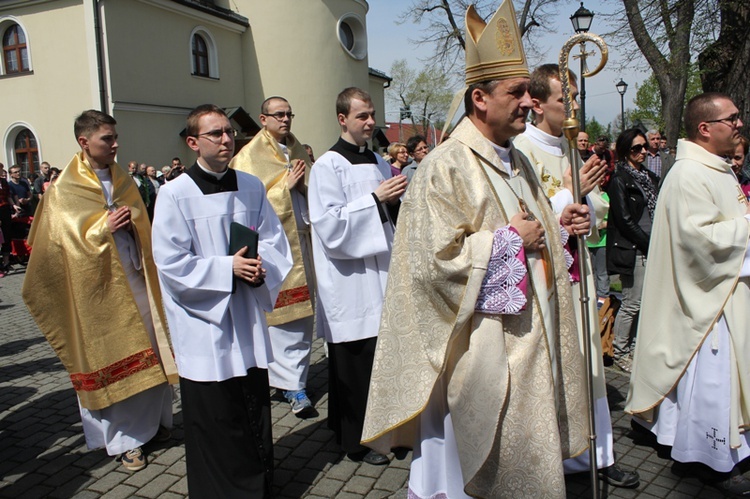 Msza św. pielgrzymów w Hałcnowie