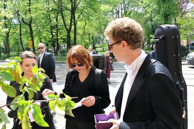 Niemy protest filharmoników krakowskich