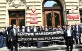 Niemy protest filharmoników krakowskich