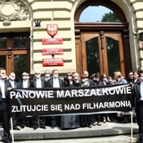 Niemy protest filharmoników krakowskich