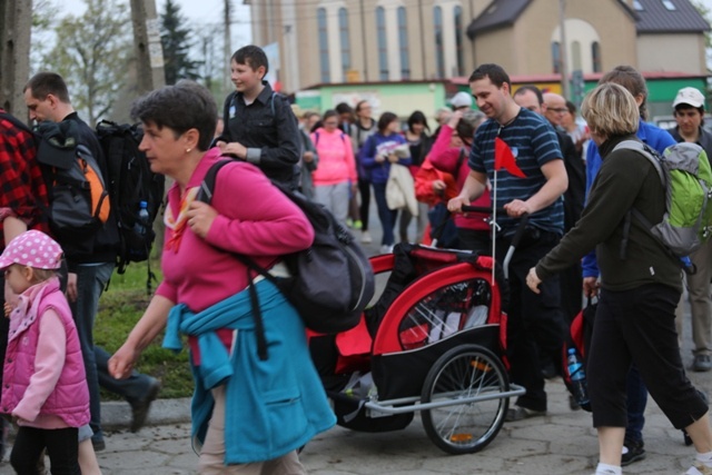 Powitanie pielgrzymów w Nidku