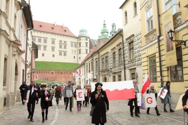 Flaga na Wawelu - dziękujemy