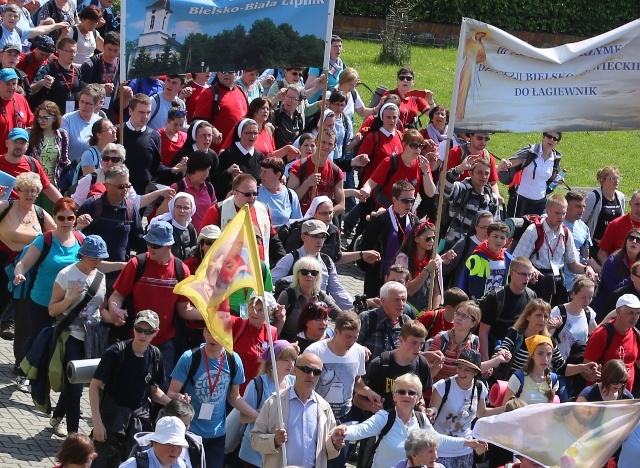 Doszli z Hałcnowa do Łagiewnik po raz trzeci