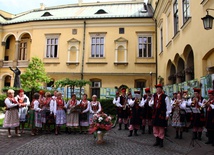 Imieninowa delegacja z Zielonek