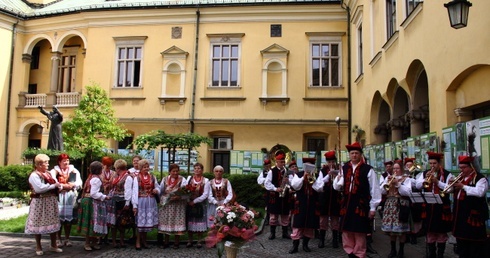 Imieninowa delegacja z Zielonek