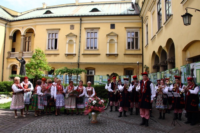 Imieninowa delegacja z Zielonek