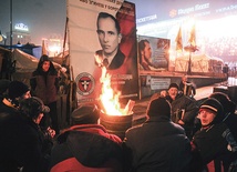 Portret Bandery towarzyszył także protestom na kijowskim Majdanie 