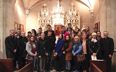  Uczestnicy wymiany w polskim kościele w Waszyngtonie