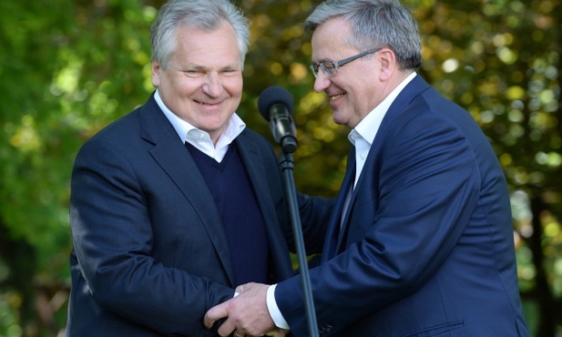 Kwaśniewski poparł Komorowskiego, Duda reaguje