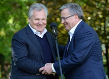 Kwaśniewski poparł Komorowskiego, Duda reaguje