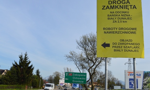 Zakopianka zamknięta do piątku