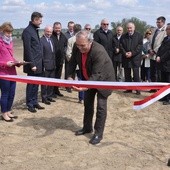 Oddanie odnowionego wału na Wiśle