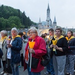 Lourdes, procesja różańcowa