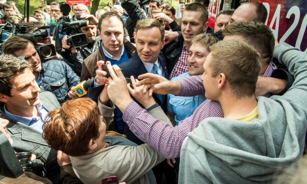 Duda przed Komorowskim