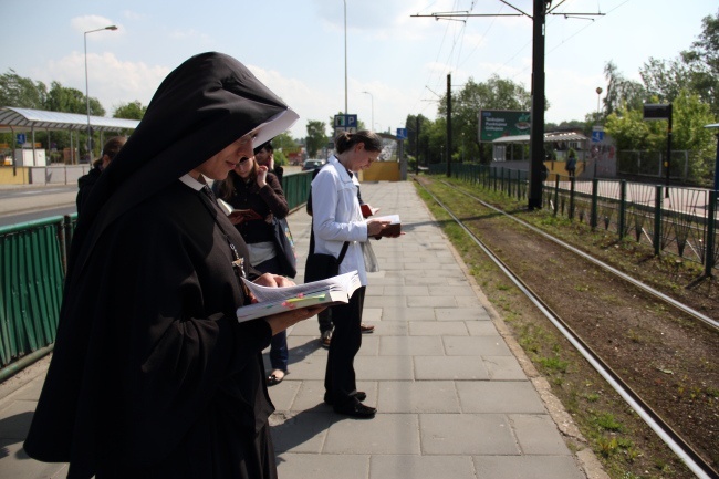 "Dzienniczek" w tramwaju