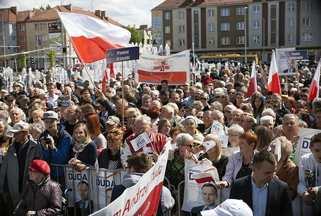 Andrzej Duda w Koszalinie