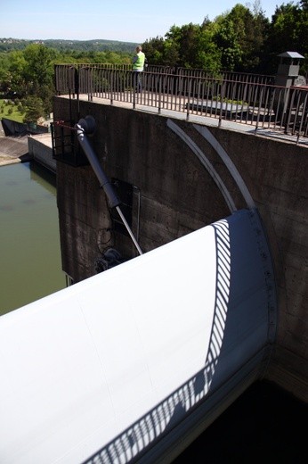 Ćwiczenia na zaporze w Dobczycach