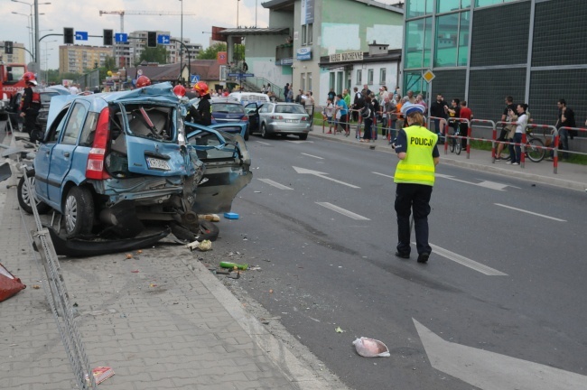 Wypadek na Grota-Roweckiego